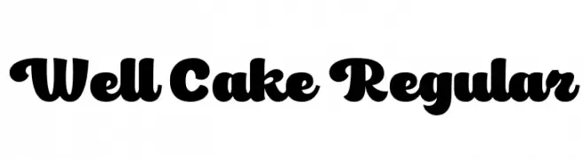 Well Cake Regular  Fuentes Gratis Descargar