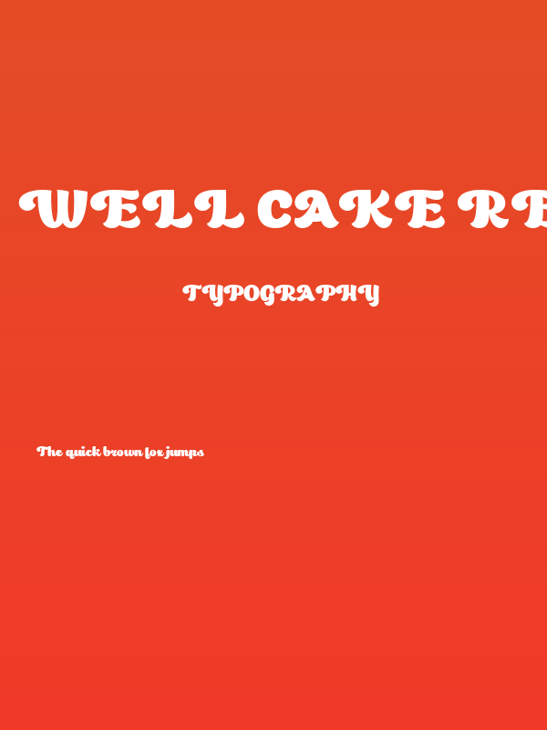 Well Cake Regular Poster