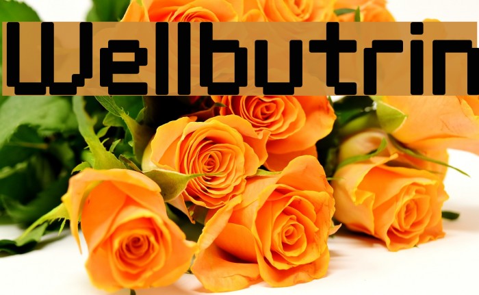 Wellbutrin Font examples