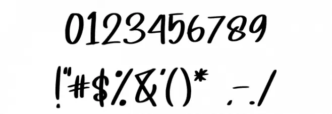 Wellcake Font OTHER CHARS