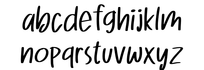 Wellcake Font LOWERCASE