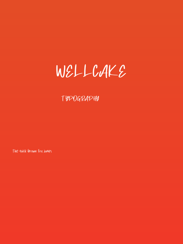 Wellcake Poster