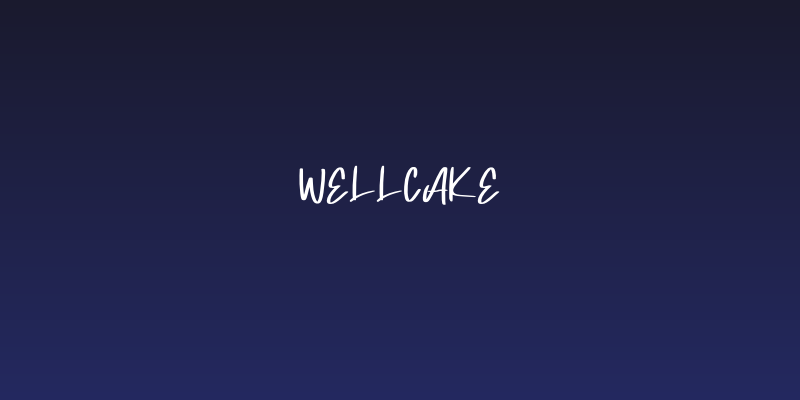 Wellcake Social Header