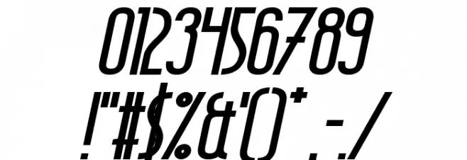 Wellcome Paradise Bold Italic Font OTHER CHARS