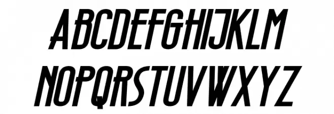 Wellcome Paradise Bold Italic Caratteri MINUSCOLO