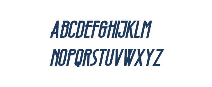 Wellcome Paradise Bold Italic Lowercase