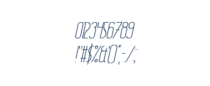 Wellcome Paradise Italic Other Characters