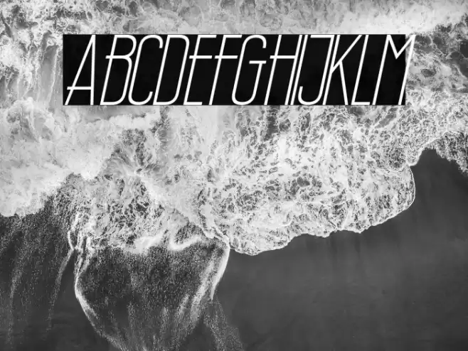 Wellcome Paradise Italic Font examples