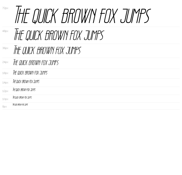 Wellcome Paradise Italic Waterfall