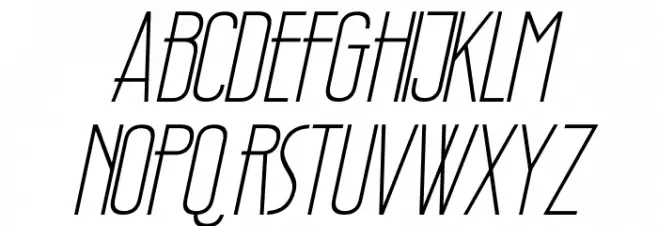 Wellcome Paradise Italic Font Litere mari