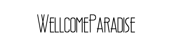 Wellcome Paradise  لخطوط تنزيل