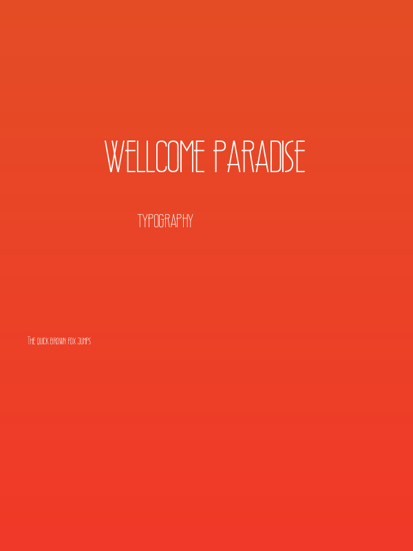Wellcome Paradise Poster