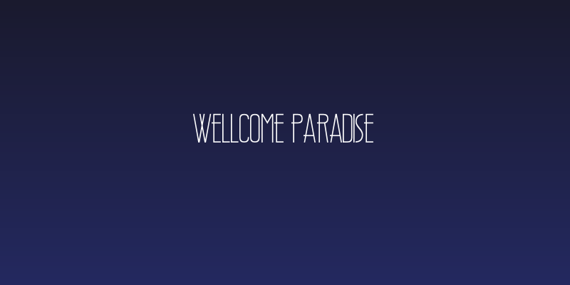 Wellcome Paradise Social Header