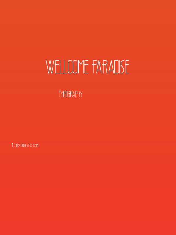 Wellcome Paradise Poster