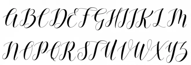 Wellcome Font UPPERCASE
