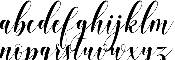 Wellcome Font LOWERCASE