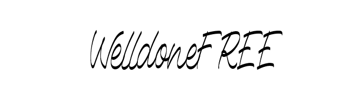 WelldoneFREE  Скачать бесплатные шрифты