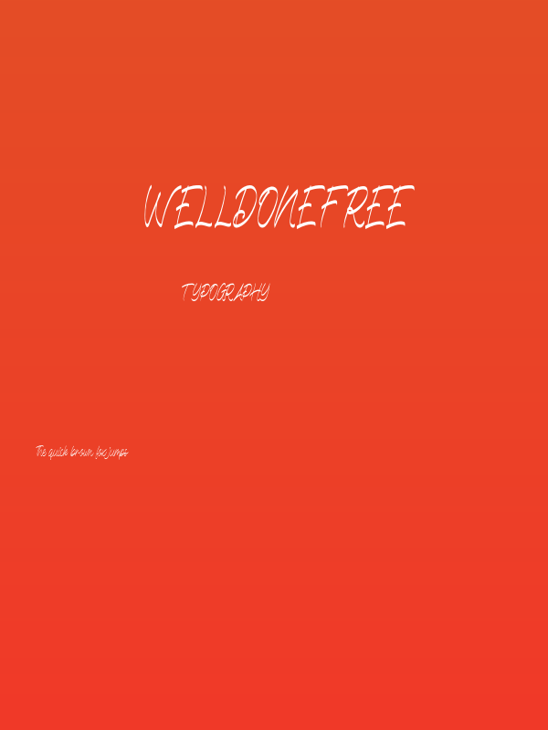 WelldoneFREE Poster