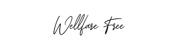 Wellfare Free  フリーフォントのダウンロード