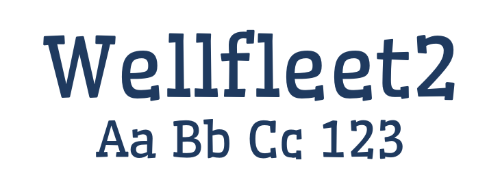 Wellfleet2 Font Preview