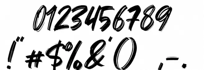 Wellfont Font OTHER CHARS