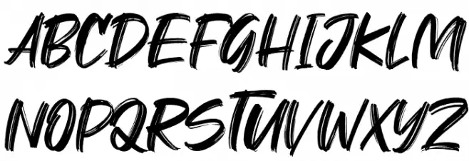 Wellfont Font UPPERCASE