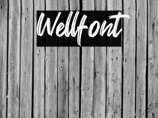 Wellfont Fuentes examples