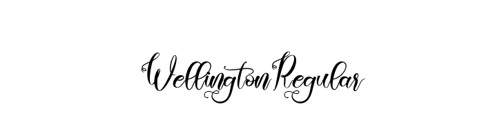 Wellington Regular  フリーフォントのダウンロード