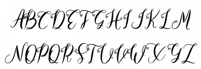 Wellington Regular Font Litere mari