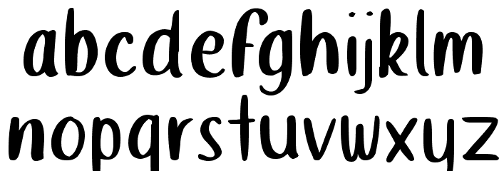 Wellington Font LOWERCASE