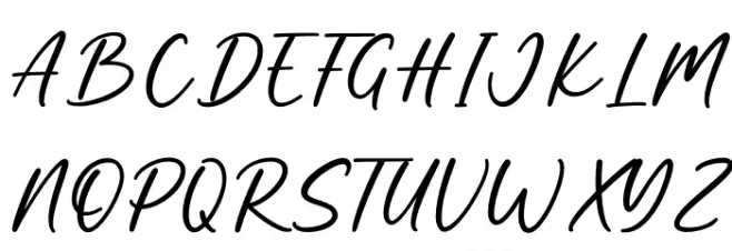Wellness Schriftart Groß