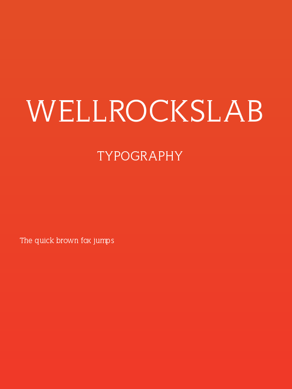 WellrockSlab Poster