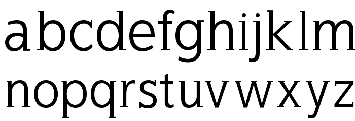WellrockSlab Font LOWERCASE