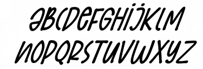 Wellside Italic Font LOWERCASE
