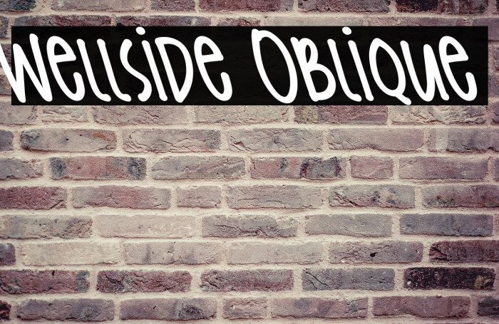 Wellside Oblique Example 1