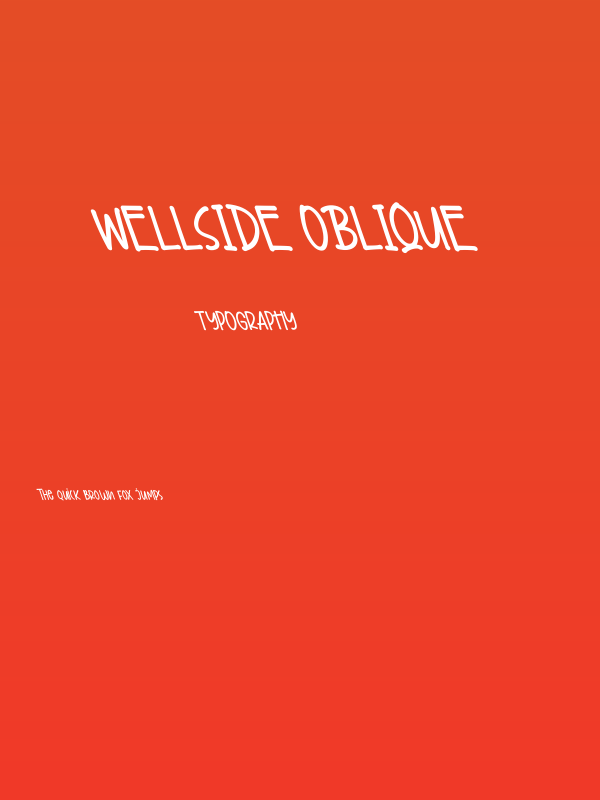 Wellside Oblique Poster