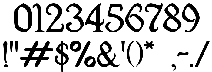 Wellsley Font OTHER CHARS