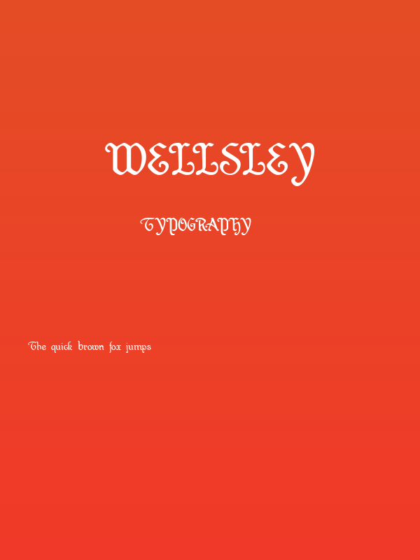 Wellsley Poster