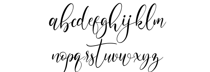 Wellstone Font LOWERCASE