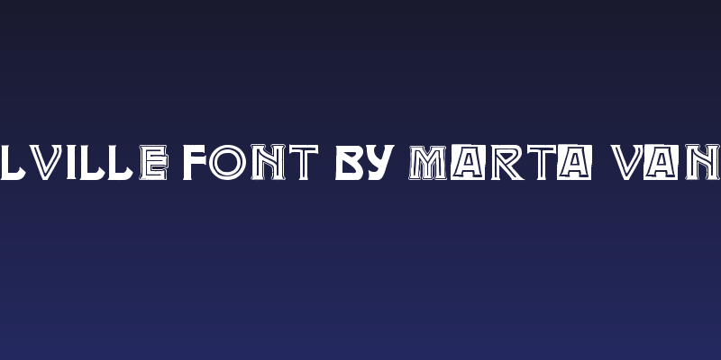 Wellville font by Marta van Eck Social Header