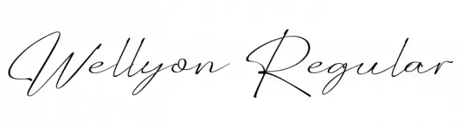 Wellyon Regular  नि: शुल्क फ़ॉन्ट्स डाउनलोड