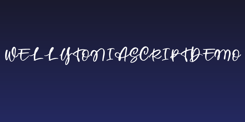 WellytoniaScriptDEMO Social Header