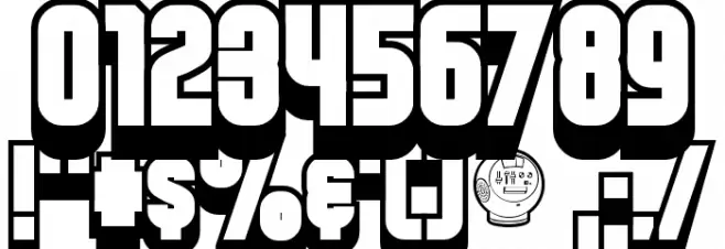 Weltron 2001 Font OTHER CHARS