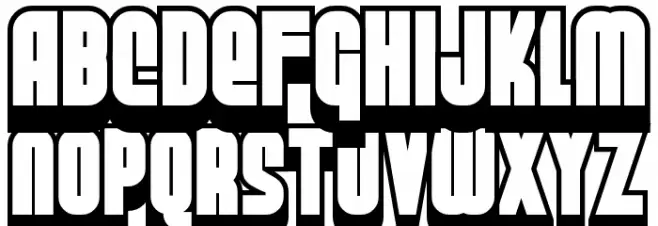 Weltron 2001 Font Litere mari