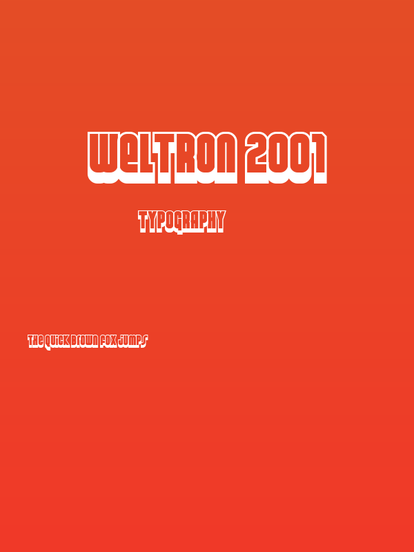 Weltron 2001 Poster