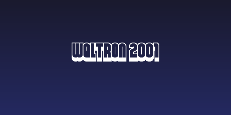 Weltron 2001 Social Header