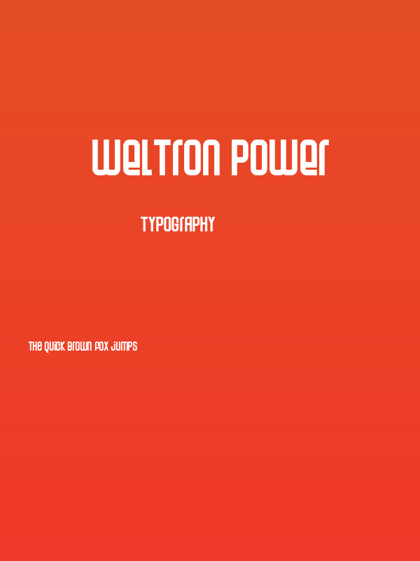 Weltron Power Poster