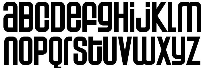 Weltron Power Font LOWERCASE