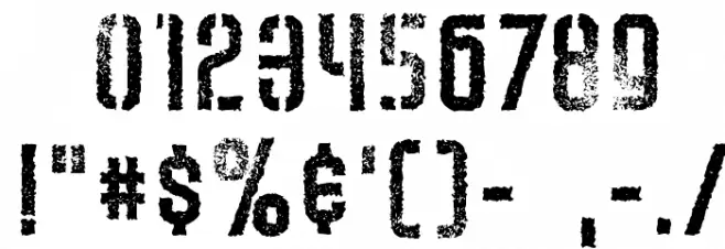 Weltron Urban Font OTHER CHARS