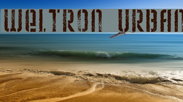 Weltron Urban Caratteri examples